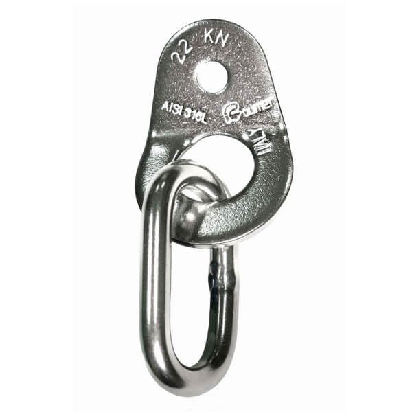 אוזן עיגון 8ממ עם טבעת אובלית 8ממ סגורה  WING8