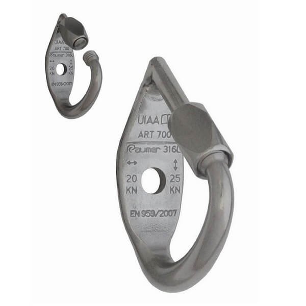 אוזן עיגון 8ממ עם פרופיל עגול וסגירת הברגה   MINI TOP