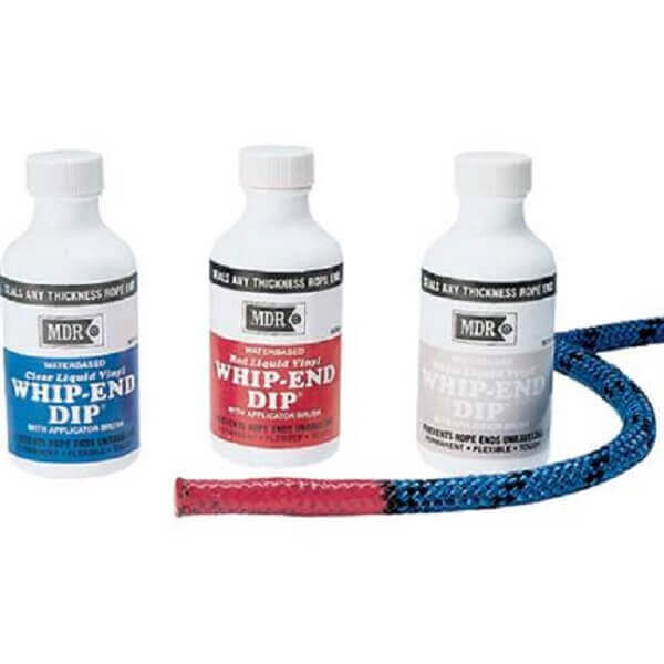 וויפ-אנד-דיפ צבע לבן לקידוד ואיטום קצה חבל PMI