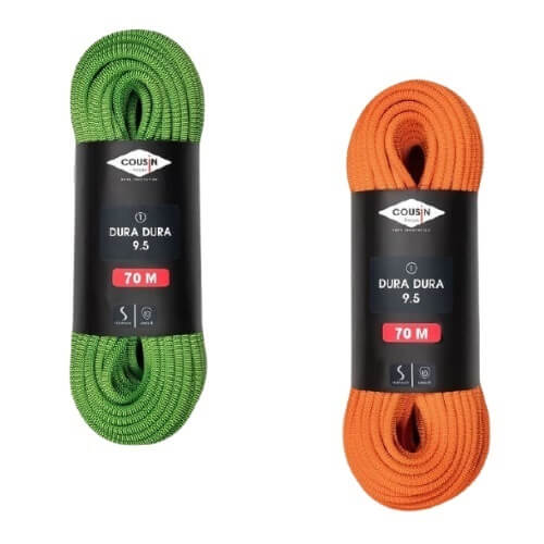 חבל דינאמי לטיפוס 9.5 ממ DURA DURA COUSIN