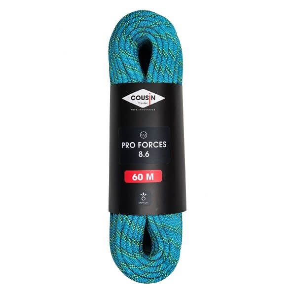 חבל דאבל (או חצי) לטיפוס בקוטר 8.6ממ 60מ Pro Forces