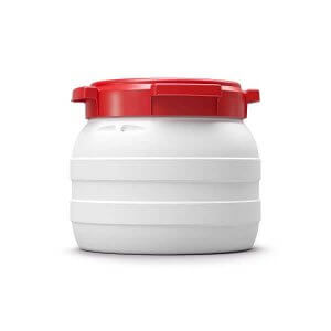 מיכל-פלסטיק-אטום-למים-פתח-רחב-10-ליטר-לבן