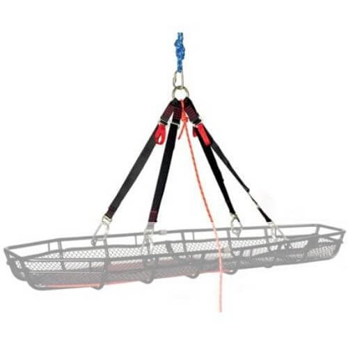 אשכול הנפה לאלונקה עם רצועות מתכווננות PMI