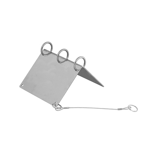 מגן פינה מפלדת אל-חלד לשני חבלים Rope edge guard