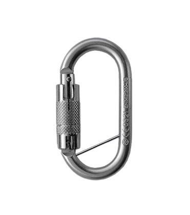 טבעת פלדה אובלית 25KN נעילת טריפל-לוק