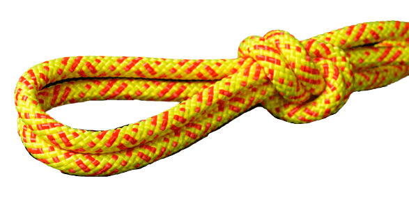 חבל סטאטי 11ממ צהוב/אדום EN1891 RUSH