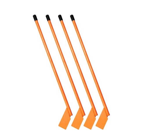 4 מוטות כתומים להחלפה לעגלת פינויי גזם