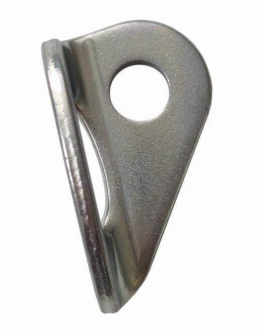 אוזן עיגון 12ממ מגולוונת PLATE STEEL Ø 12