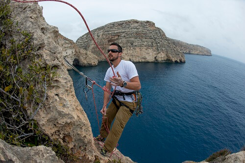 חבל דינאמי לטיפוס- COUSIN- אבן גיר